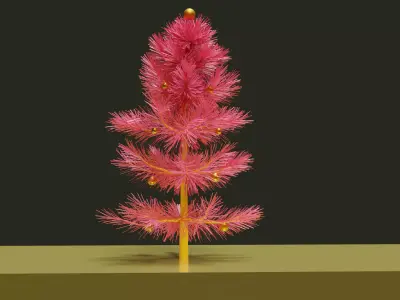 Stylized Christmas Tree  Cute Simple Holiday Tree 3d Low-poly 3D model