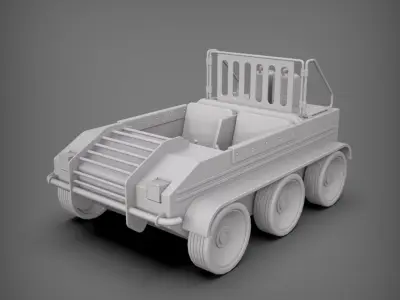 Mini Vehicles 3D model