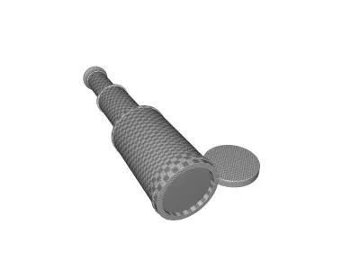 Whitford Decorative Telescope 3D model