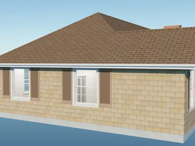 Ranch Style House 5 3D model