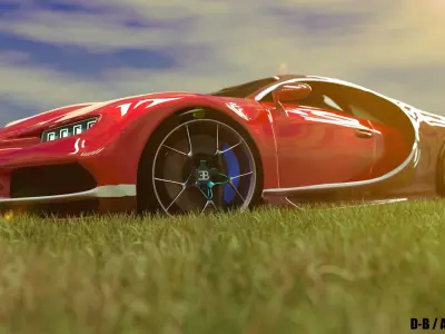Bugatti Car Model 3D model