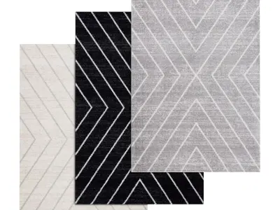 Rug Set 2202 3D model
