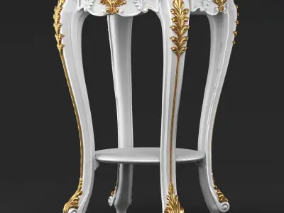 Stand For Decor 02 3D model 3D model