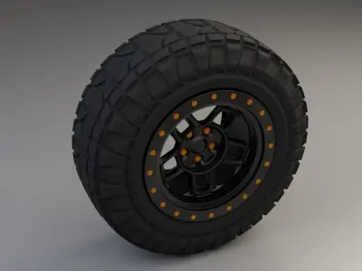 OFFROAD WHEEL 3D model