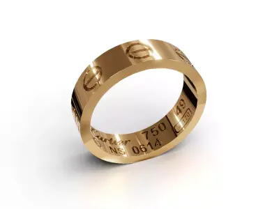ring woman men  3D print model