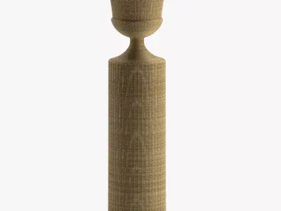 Decoration 38 rattan 3D model