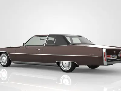 Cadillac DeVille Coupe 1975 3D model