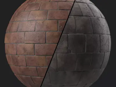 Stone Wall Materials 65- Decorative Stone Sbsar Pbr 4k Seamless Texture
