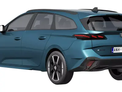 Peugeot 308 SW 2026 3D model