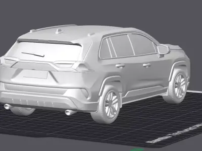 Toyota Rav4 3D Car Model 3D print model