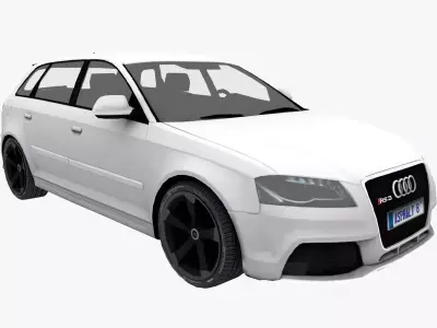 audi rs3 3D model