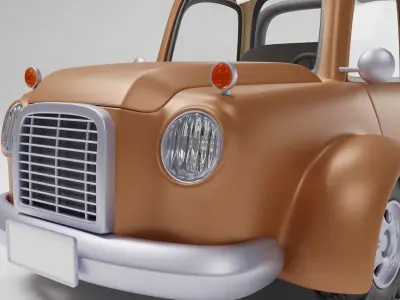 tow truck Low-poly 3D model