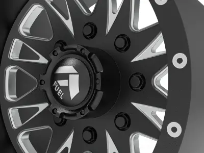 fuel off road REAR THROTTLE wheel 3d print model Free 3D print model