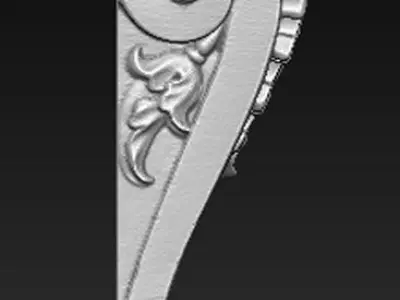 Corbel Decorative 5  3D STL model 3D print model
