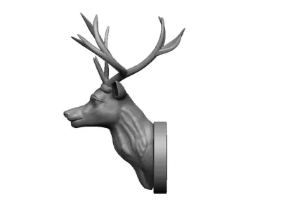 deer head 3D print model