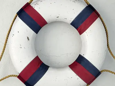 Nautical Life Ring Decor Ohio Wholesale Inc 3D model