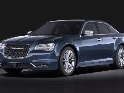 Chrysler 300 2015 VRAY 3D model