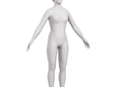 Statue of Aphrodite free pose 3D model