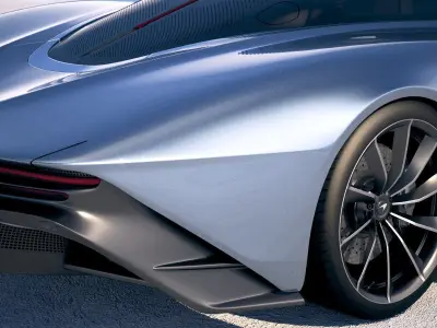 McLaren Speedtail 2020 3D model