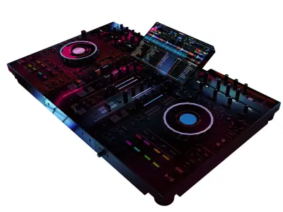DJ Turntable 3D model