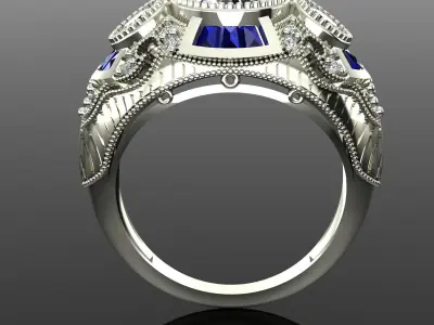 Band Ring 3D print model