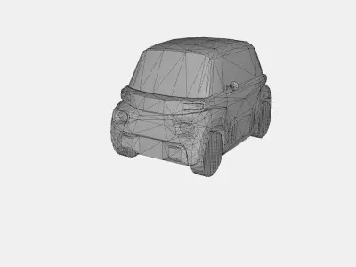 Citroen Ami colection 3D Model Pack