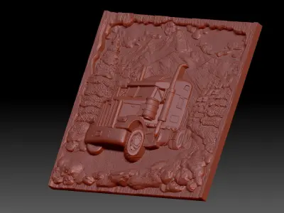 truck 3D print model