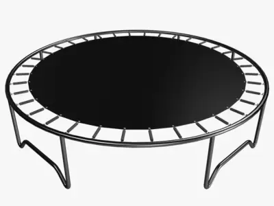 Trampoline Low-poly 3D model