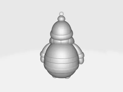 Cute Santa Claus Ornament Holiday Decor Christmas Decoration 3D print model