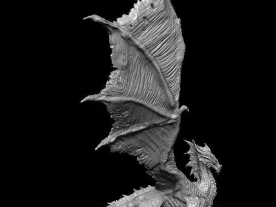 Elder Red Dragon  3D model