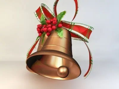 Christmas bell 3D model