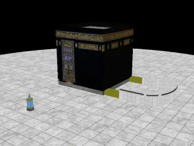 3d model of kaba creat on maya 3D model
