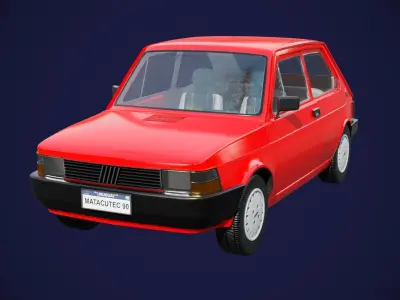 Fiat 147 car 3D model