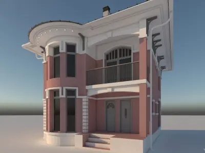 Family House 3D model