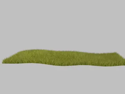 Grass for render Low-poly 3D model