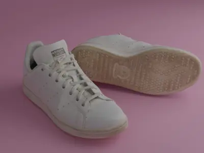 Photo scanned adidas shoes 3D model