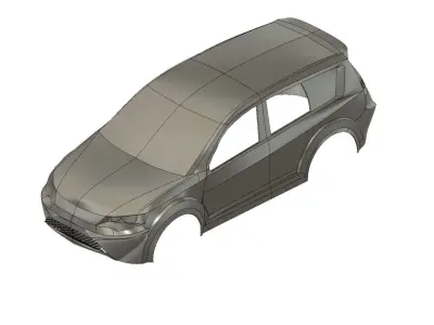 OUTLANDER 2008 313MM WHEEL BASE 2MM THICKNESS 3D print model