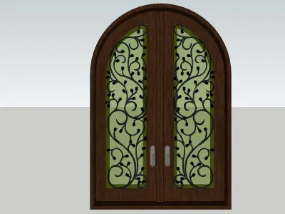 Luxury Entrance Door  3D model