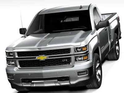 Chevrolet Silverado 2014 Regular Cab 3D model