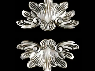 Classic carved 041 3D model