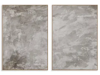 Abstract Painting Frame set 3D model 305