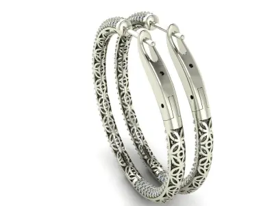 Hoop Earring 3D print model