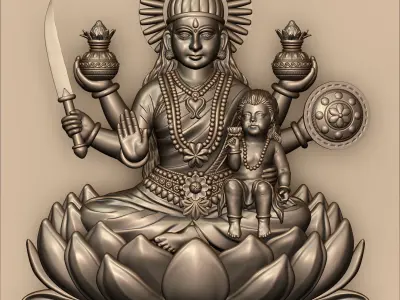 Santana Lakshmi 3D print model