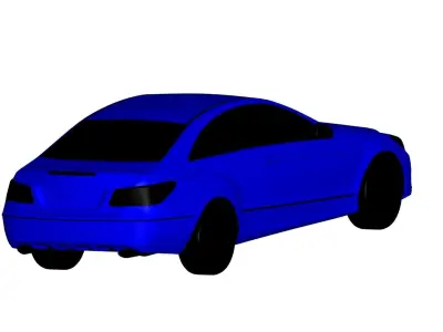 Mercedes Benz Coupe 2010 3D model