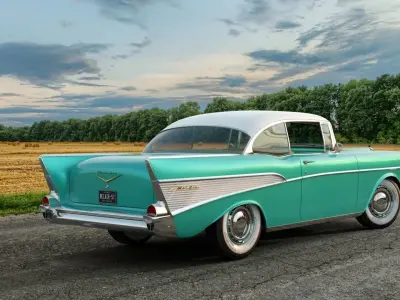 1957 Chevrolet Bel Air Original 3D model 3D model