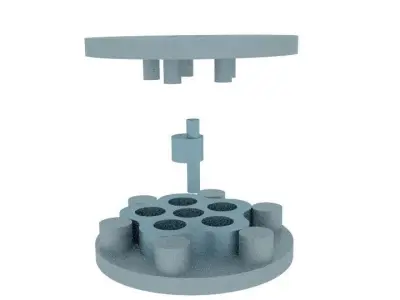 cycloid speed reducer ratio 05 to 01 3D print model