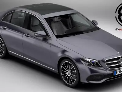 Mercedes E Class Avantgarde 2017 3D model