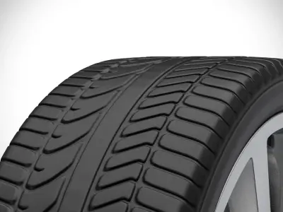 Wheel v6 3D model
