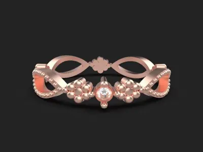 Minimal ring Ready for 3d printing 3dm stl 3D print model