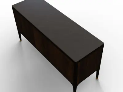 Cabinet Low-poly 3D model purchase